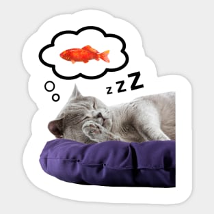 SLEEPY CAT Sticker